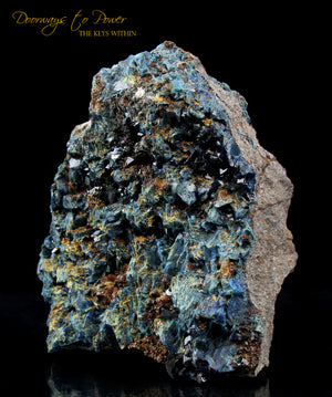 Lazulite Crystal Altar Stone