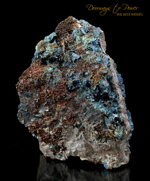 Lazulite Crystal Altar Stone