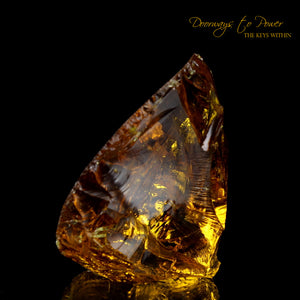 Lemurian Amber Monatomic Andara Crystal