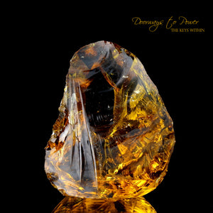 Lemurian Amber Monatomic Andara Crystal