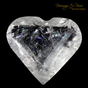 Lemurian Era of Light Pure Quartz Diamond Light Heart Crystal