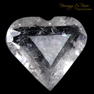 Lemurian Era of Light Pure Quartz Diamond Light Heart Crystal