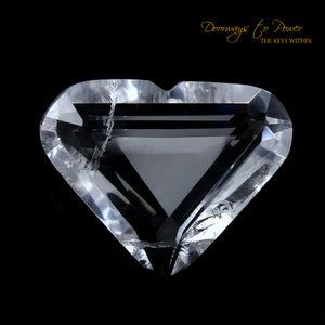 Lemurian Era of Light Pure Quartz Diamond Light Heart Crystal