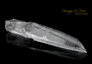 Colombian Lemurian Light Quartz Crystal Record Keeper Laser Wand