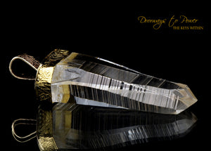 Lemurian Light Language Pendant 14k