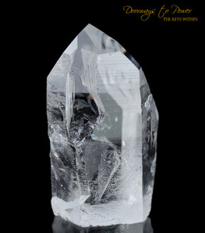 Lemurian Light Quartz Record Keeper Time Link Crystal Point