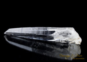 Lemurian Light Ray Twin Quartz Crystal Wand 'ERA of LIGHT'