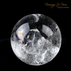 Lemurian Manifestation Quartz Crystal Sphere