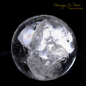 Lemurian Manifestation Quartz Crystal Sphere