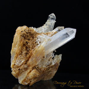 Lemurian Mist Quartz Crystal Cluster XL Ultra Rare 