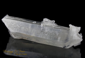 Lemurian Mist Self Healing ET Penetrator Quartz Crystal XL 8.5"
