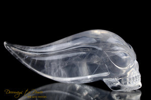 Lemurian Mist Traveler Quartz Crystal Skull By Leandro De Souza