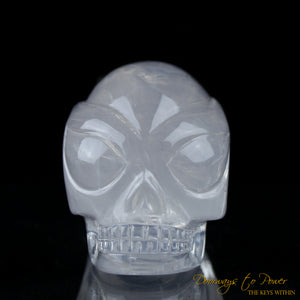 Lemurian Mist Traveler Quartz Crystal Skull
