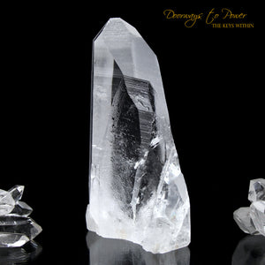 Lemuria Quartz Crystal 'Light Language 9D Energy Gateway'