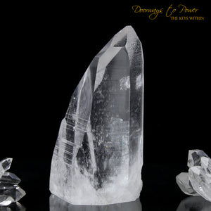 Lemuria Quartz Crystal 'Light Language 9D Energy Gateway'
