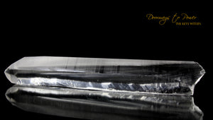 Lemurian Quartz Isis Master Crystal Wand 'Light Language' 9D