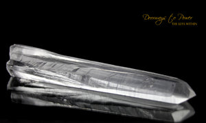 Lemurian Quartz Isis Master Crystal Wand 'Light Language' 9D