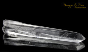 Lemurian Quartz Isis Master Crystal Wand 'Light Language' 9D