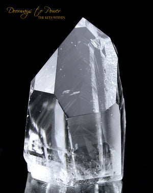 Lemurian Quartz Record Keeper Crystal 'Light Language 9D Energy Portal'