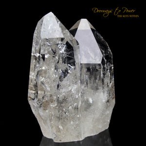 Lemurian Quartz Tantric Twin Crystal Point