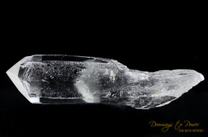 Lemurian Phantom PURE Quartz Crystal Wand 'ERA of LIGHT'