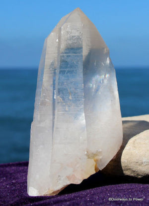 Lemurian Starseed Quartz Tantric Twin Channeling Crystal