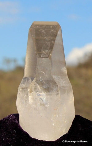 Lemurian Quartz Crystal Altar Stone Channeling Record Keeper Time Link