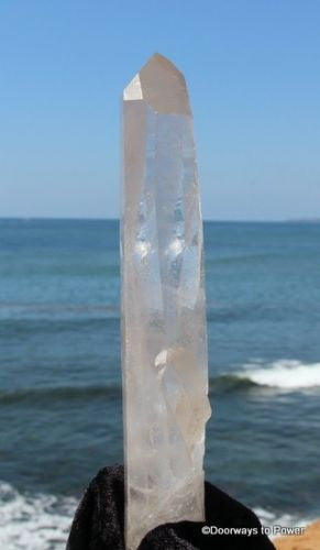 Lemurian Light Quartz Crystal Power Wand Record Keeper + Channeling
