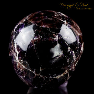 Magenta Chevron Amethyst Magical Child Crystal Skull 'Mouth of God'