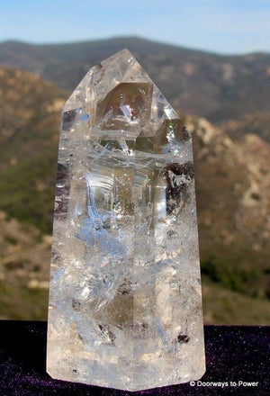 Stunning John of God Quartz Master Dow Crystal Altar Stone CAQ-39