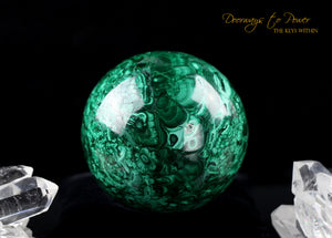 Malachite Crystal Sphere
