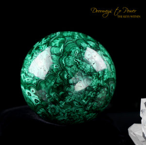 Malachite Crystal Sphere