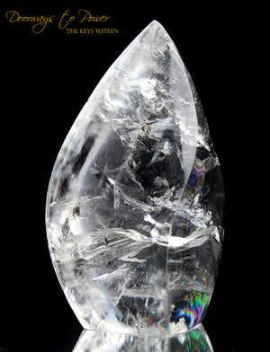 Manifestation Clear Quartz Crystal Sculpture 'The Oracle'