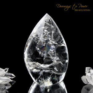 Manifestation Clear Quartz Crystal Sculpture 'The Oracle'