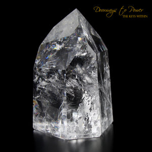 Pure Clear Quartz Temple Heart Dow Master Crystal