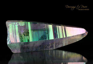 Angel Aura Lemurian Quartz Crystal Sunken Record Keeper