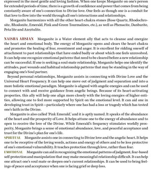 Morganite Metaphysical Properties