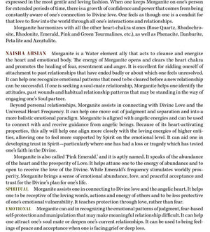 Morganite Metaphysical Properties