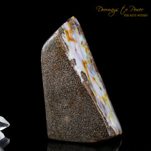 Mystical Opal Meditative Light Crystal Altar Stone