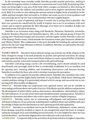 Natrolite Metaphysical Properties