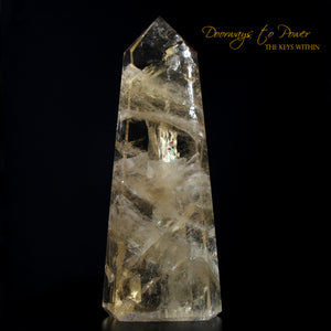XL Natural Citrine Quartz Point
