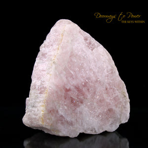 Natural Pink Morganite Crystal Altar Stone "RESERVED"