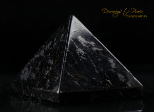 Nuummite Crystal Pyramid