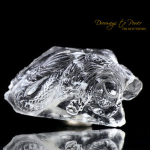 Petalite Dragon Crystal Carving 'Stone of Angels'