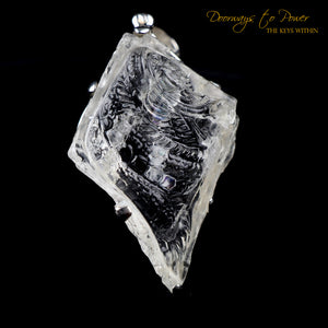 Petalite Dragon Crystal Pendant 'Stone of Angels'