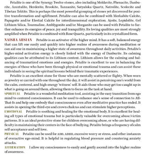 Petalite Metaphysical Properties