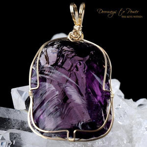 Power of Kings Andara Crystal Pendant 14k