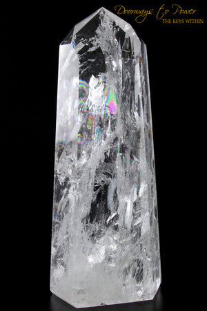 Big Clear Quartz Crystal Point