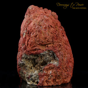 Red Fire Azeztulite Altar Stone XL Azozeo Activated