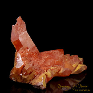 Red Lemurian Trigonic Record Keeper Crystal Cluster 'Soul Retrieval'